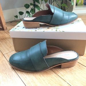 Fairly new beautiful flat loafer mules!